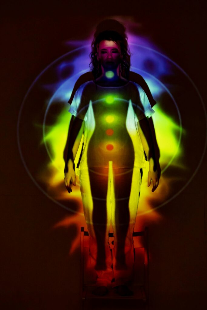 Image representing distance chakra alignment