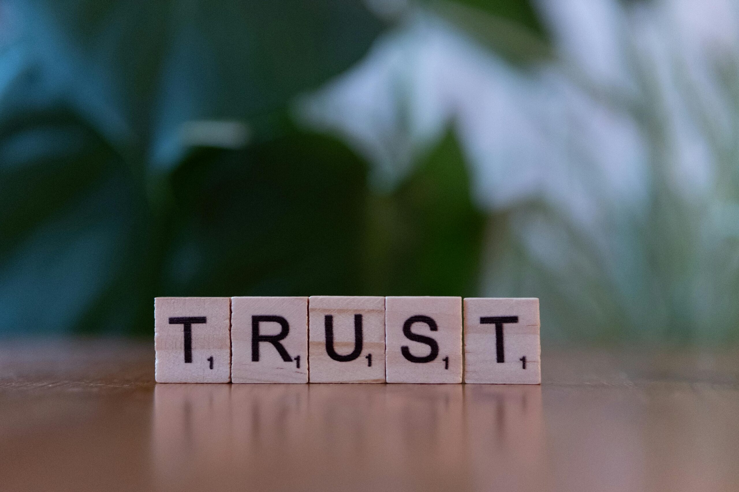 rebuild trust with yourself represented by image of the word trust